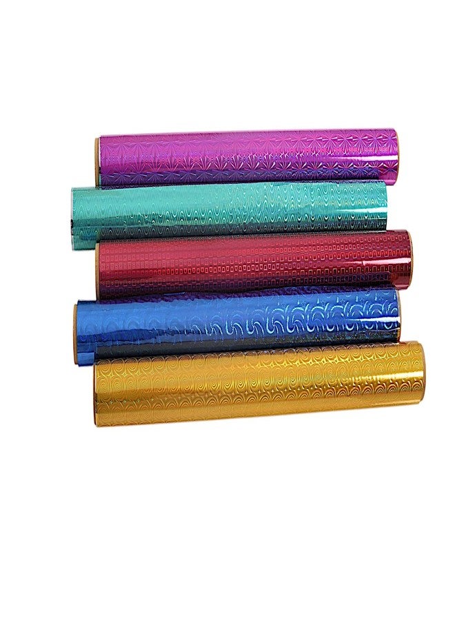 Unwrap Delights Plastic Holographic Metallic Colour Gift Packing Wrapper Paper - 18 Inches x 20 Meter Long Roll in Vibrant Pink - Shiny Holographic Finish Perfect for Gift Wrapping, Party Decorations, DIY Crafts, Special Occasions - Image 4